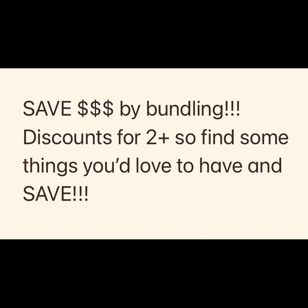 Save $$$ with bundles!!!